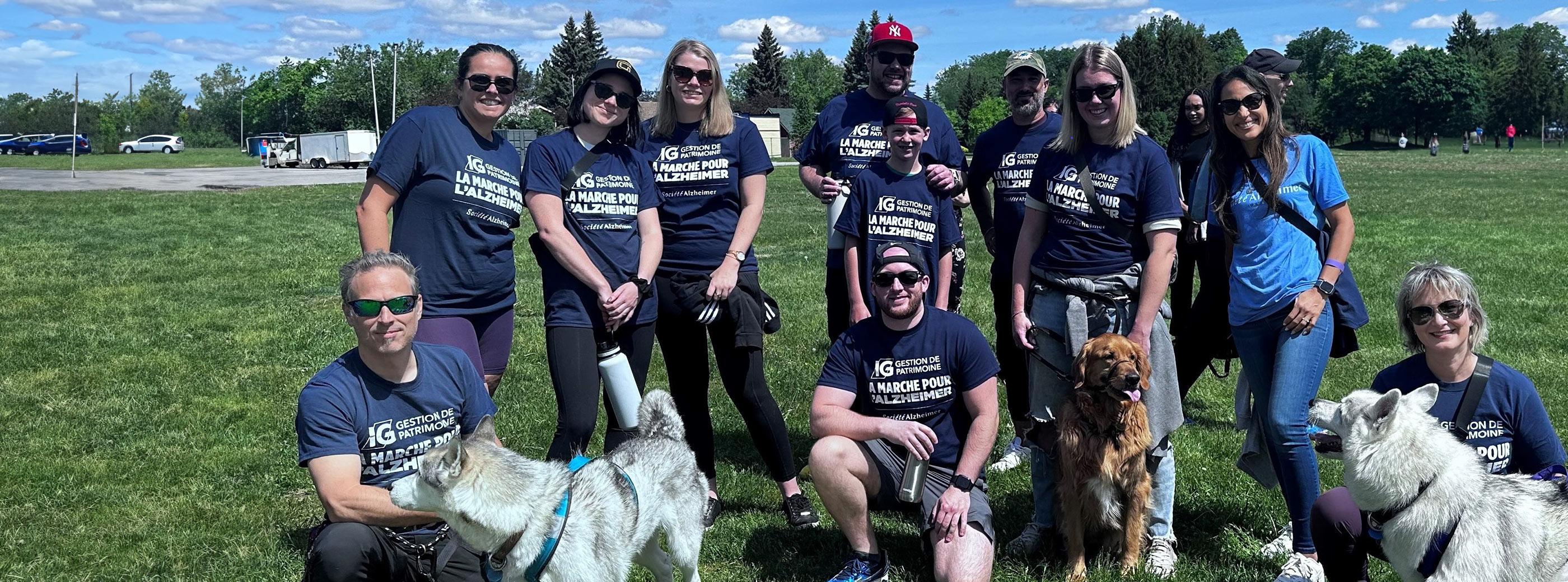 La marche pour l'alzheimer