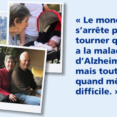 Le monde ne s’arrête pas de tourner quand on a la maladie d’Alzheimer… mais tout devient quand même plus difficile.