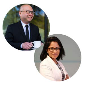 Dr. Roger Wong and Dr. Saskia Sivananthan