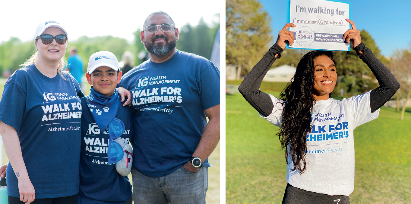 Some of our dedicated walkers