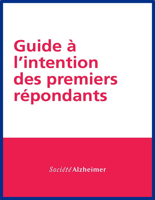 Guide à l'intention des premiers répondants - couverture